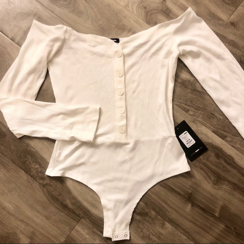 Off the shoulder bodysuit